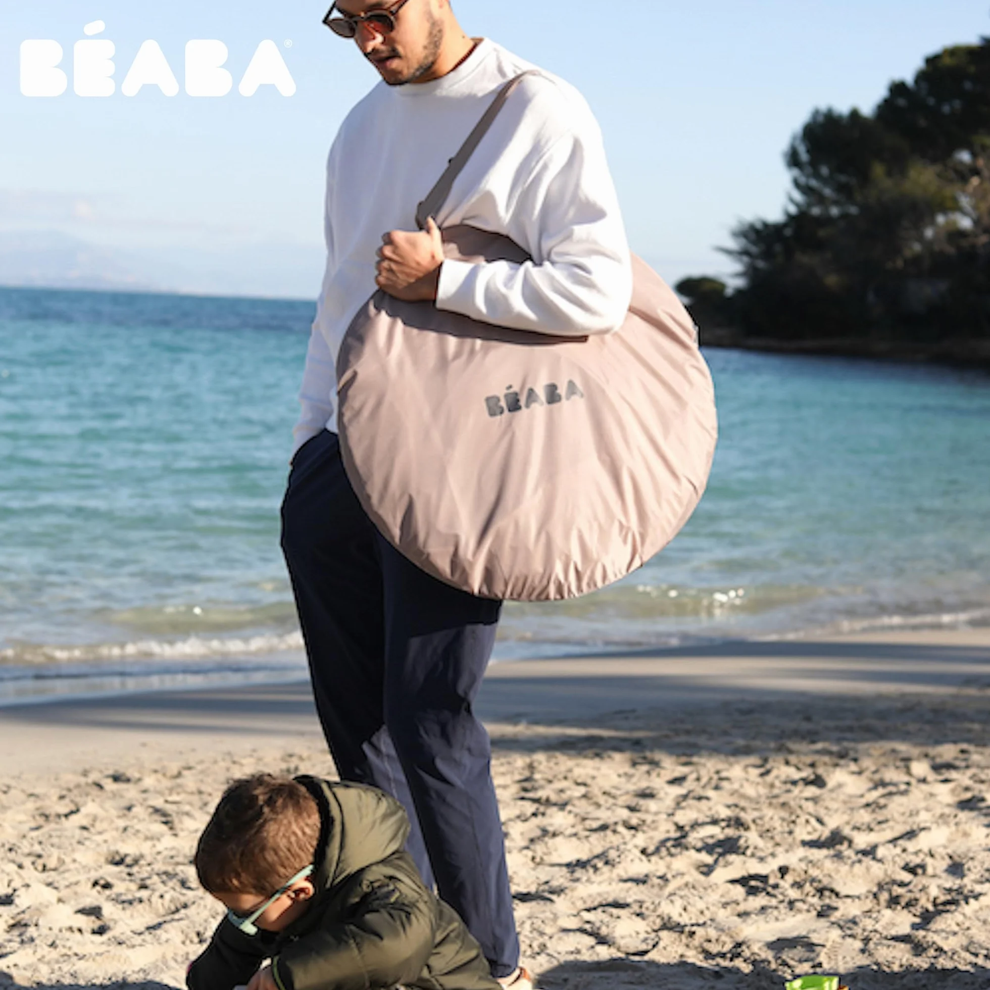 Béaba 930372 Namiot Plażowy, Wielokolorowy, 60 cm