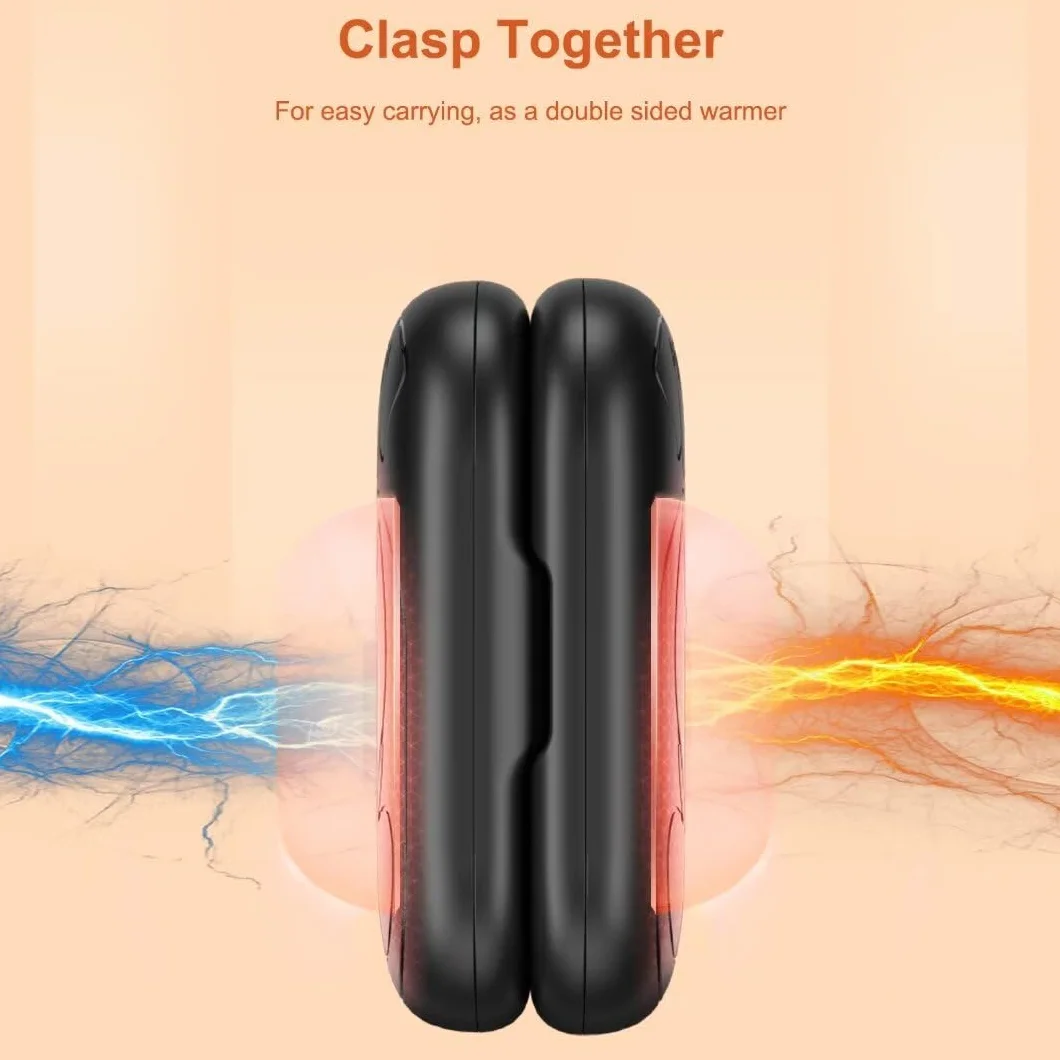 COTOP Ogrzewacz do rąk USB, prezent dla mężczyzn i kobiet, 6000 mAh, przenośny kieszonkowy podgrzewacz do rąk dla mężczyzn, zimowy ogrzewacz do rąk dla kobiet na zewnątrz, Raynauds