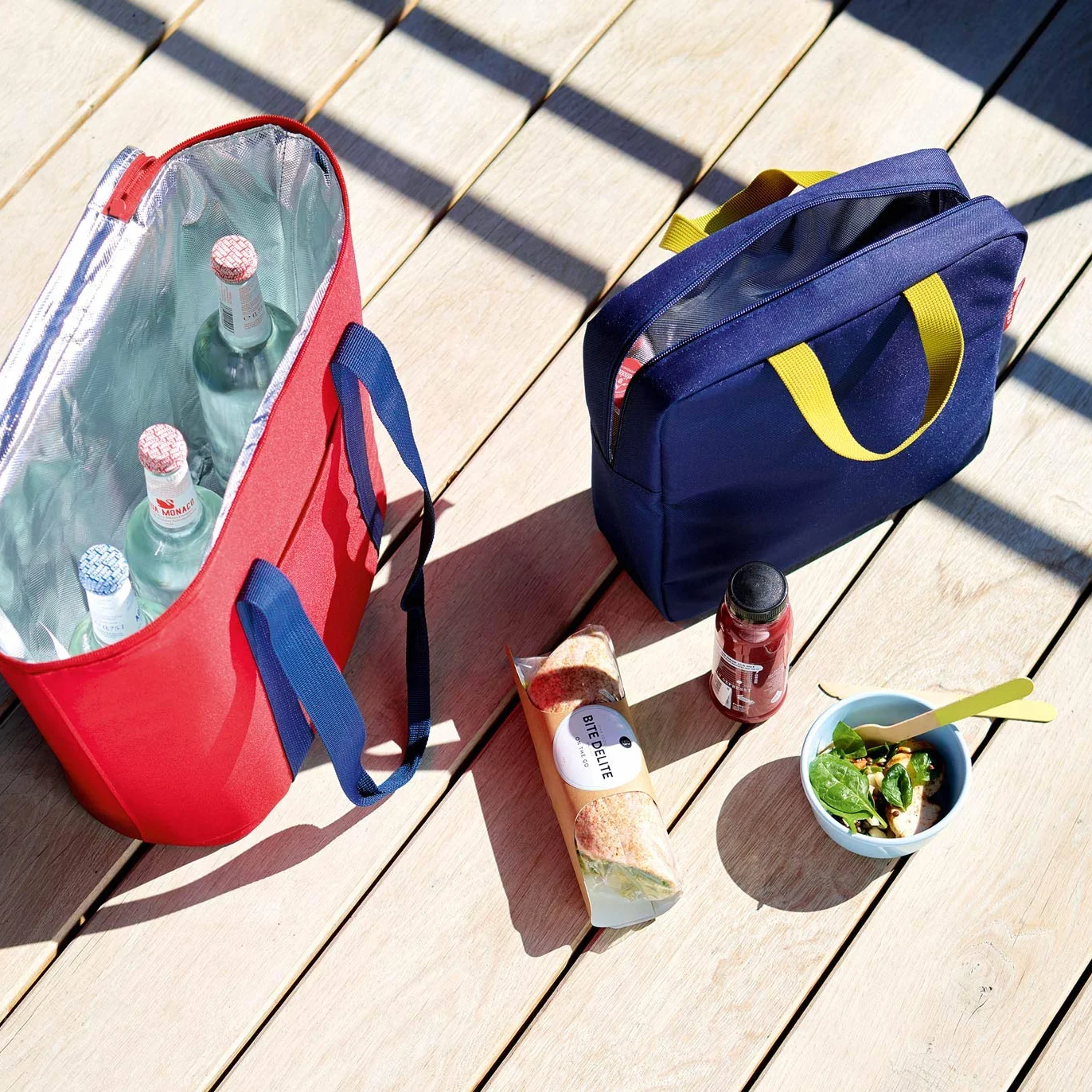 reisenthel thermoshopper Twist Ocean torba chłodząca na zakupy lub piknik z 2 paskami do noszenia, wykonana z wodoodpornego materiału, kolor: czarny