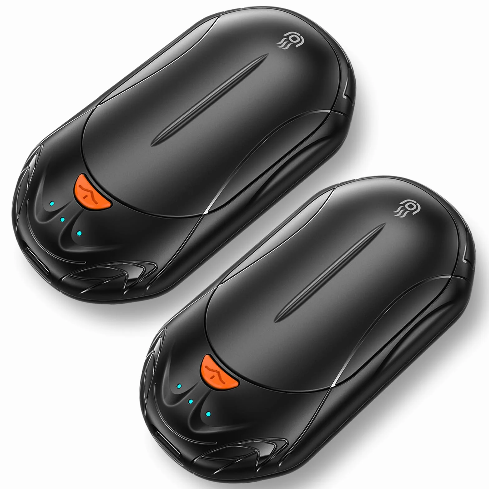 Ogrzewacz do rąk, Możliwość ponownego ładowania OUTJUT, 2 sztuki 6000mAh, Przenośny ogrzewacz do kieszeni, 3 tryby ogrzewania, Szybkie nagrzewanie, Idealny ciepły prezent do uprawiania sportów na