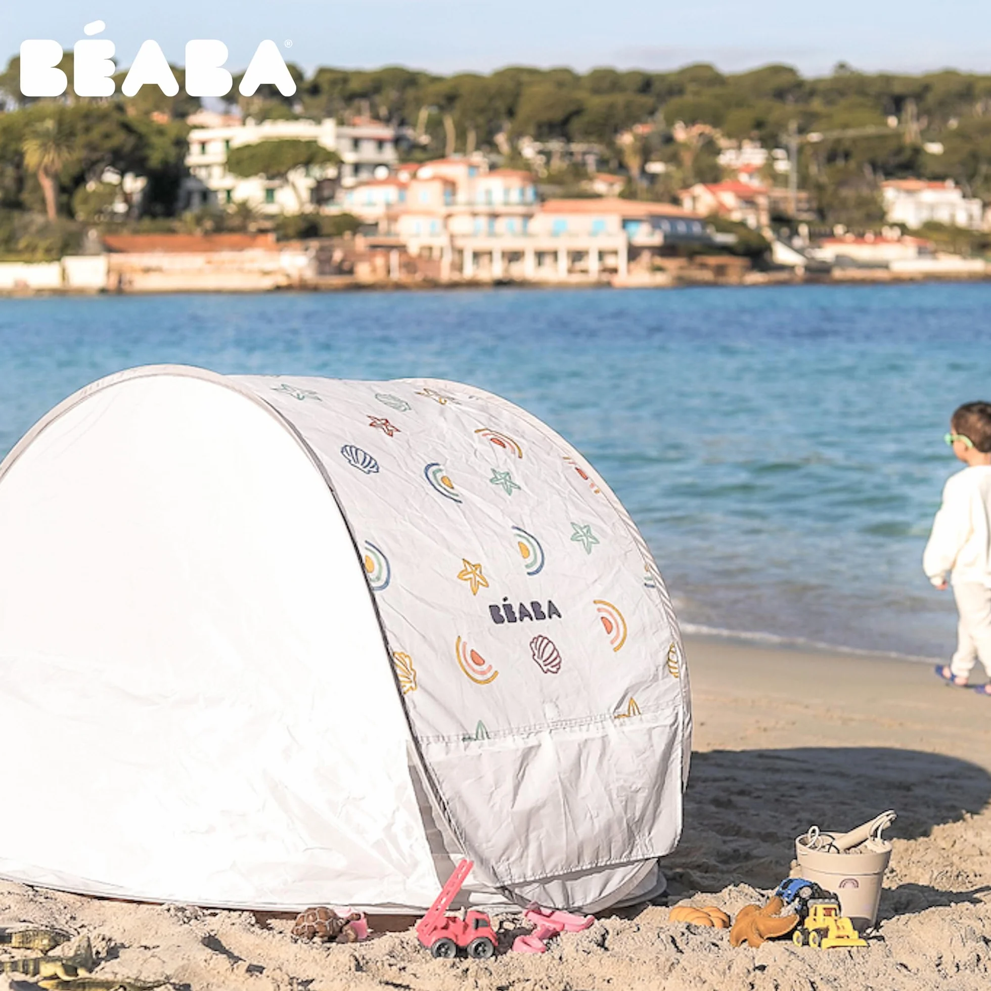 Béaba 930372 Namiot Plażowy, Wielokolorowy, 60 cm