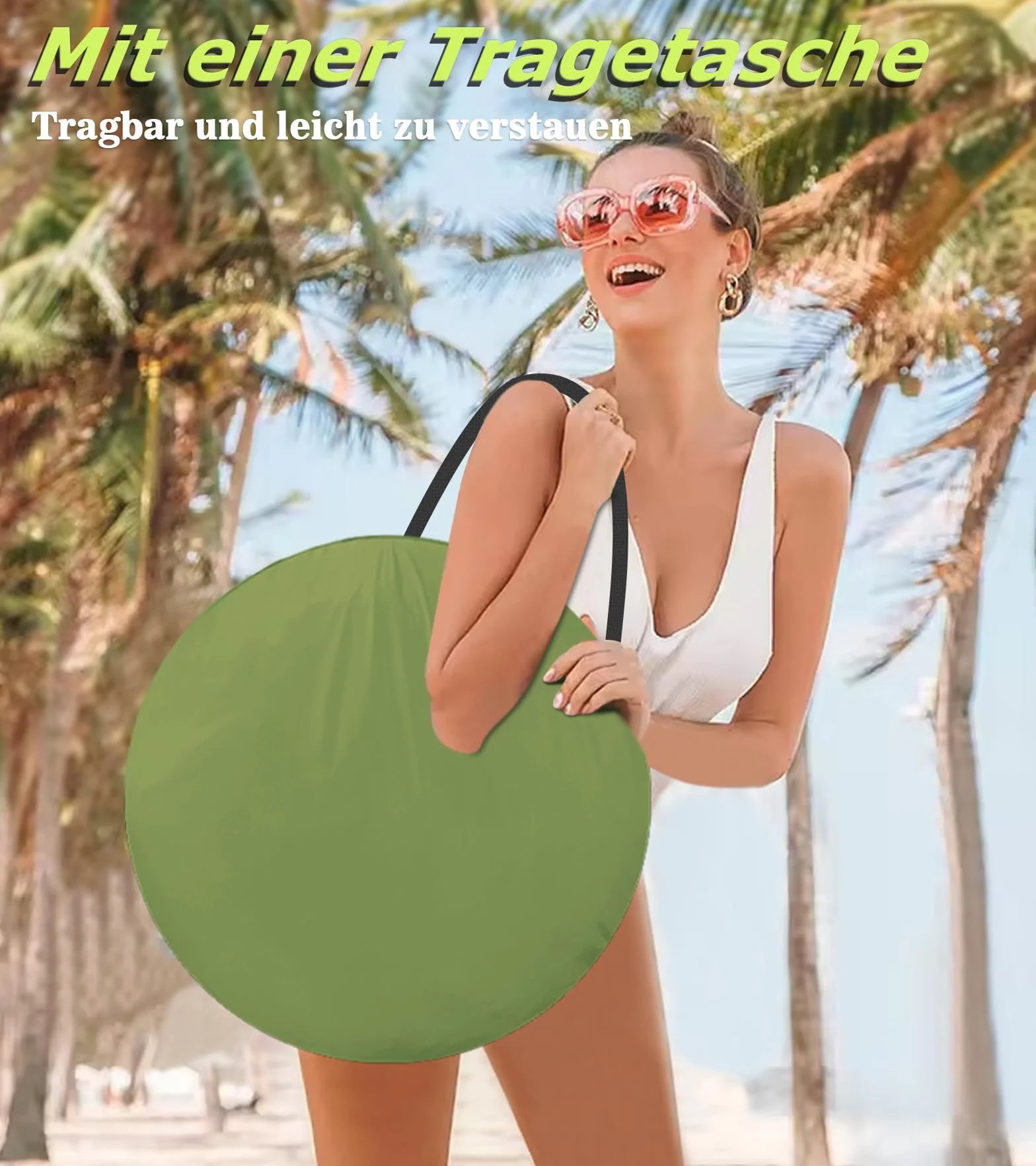 namiot toaletowy, namiot prysznicowy, rozkładany, prywatność, toaleta, przebieralnia, namiot magazynowy, mobilny namiot toaletowy na kemping i plażę, z torbą do przenoszenia (UV 40+)