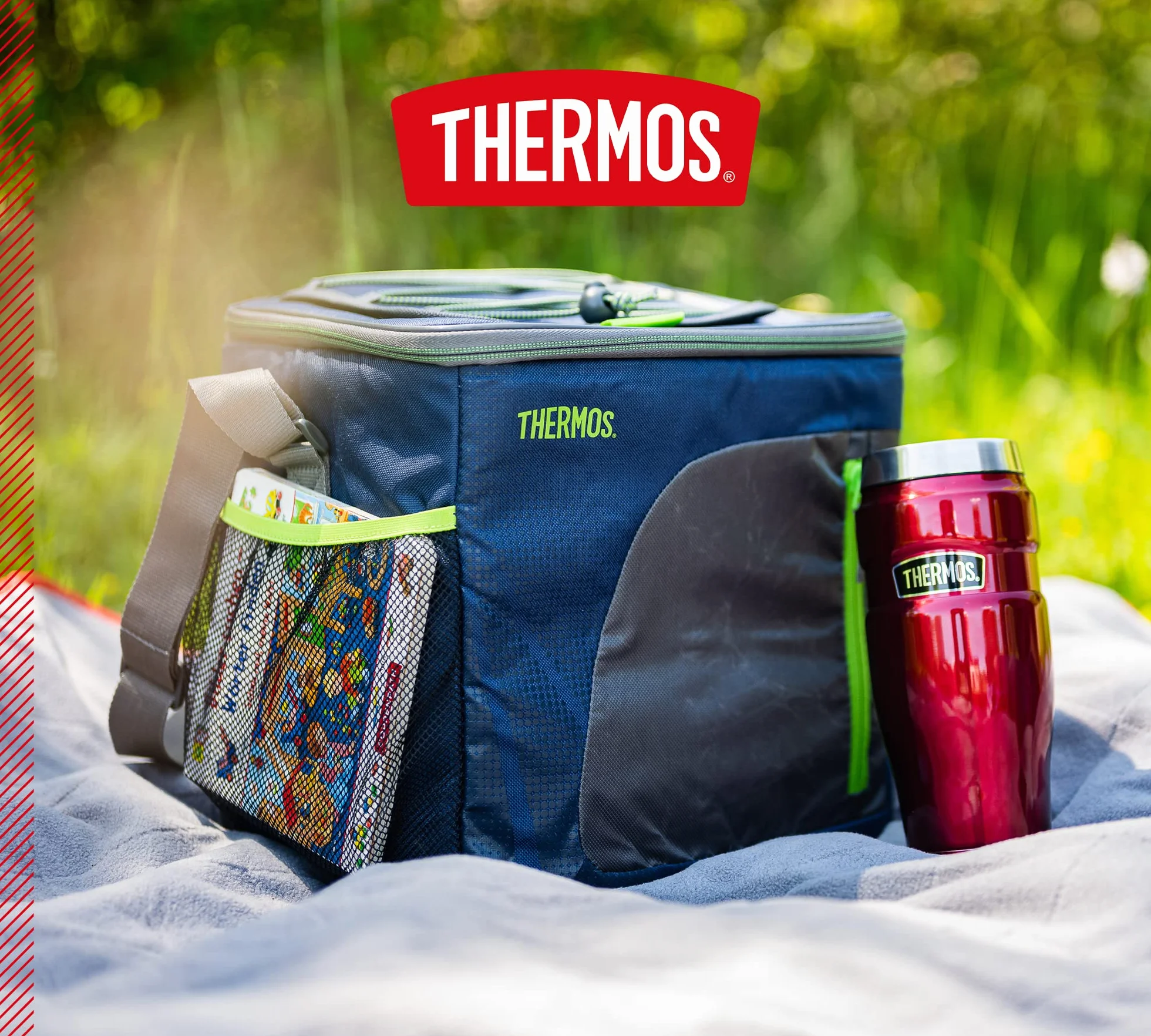 Thermos 148864 Radiance Cooler, granatowy, 24 puszki/16 l