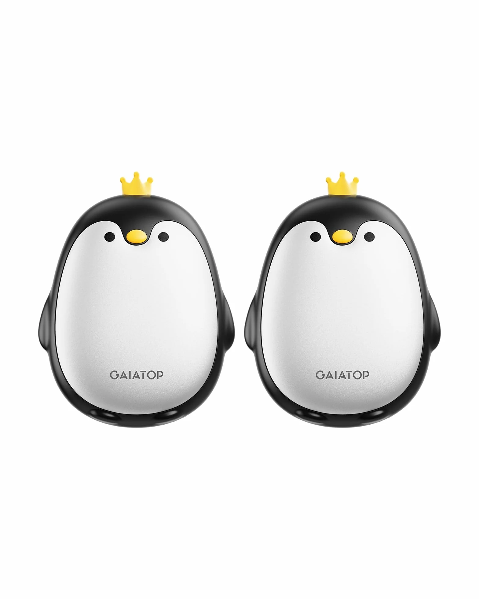 Gaiatop Magnetic Hand Warmers Rechargeable 2 Pack, 3 Settings Pocket-Sized Cute Penguin, Fast Hot Hands Wielokrotnego użytku przenośny elektryczny podgrzewacz