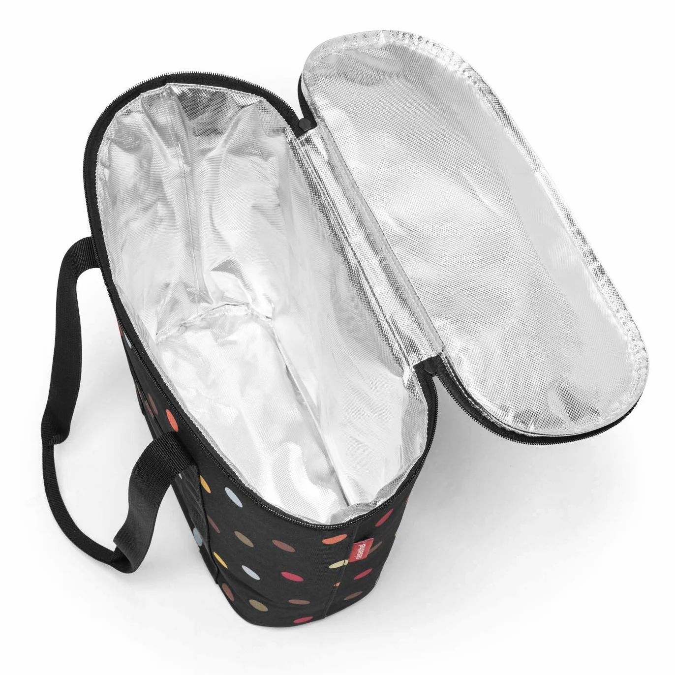 reisenthel thermoshopper Twist Ocean torba chłodząca na zakupy lub piknik z 2 paskami do noszenia, wykonana z wodoodpornego materiału, kolor: czarny