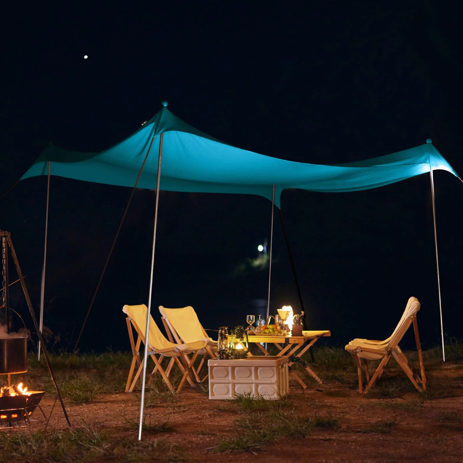 JAICOM Namiot plażowy, 2,1 x 2,1 m parasol plażowy, odporny na promieniowanie UV domek plażowy UPF 50+ z aluminiowymi drążkami, idealny na plaże, pikniki, wędkowanie