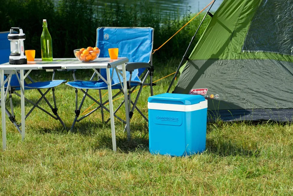 Campingaz Lodówka Icetime Plus 30 l, pojemność 30 litrów, duża wysokowydajna lodówka do napojów