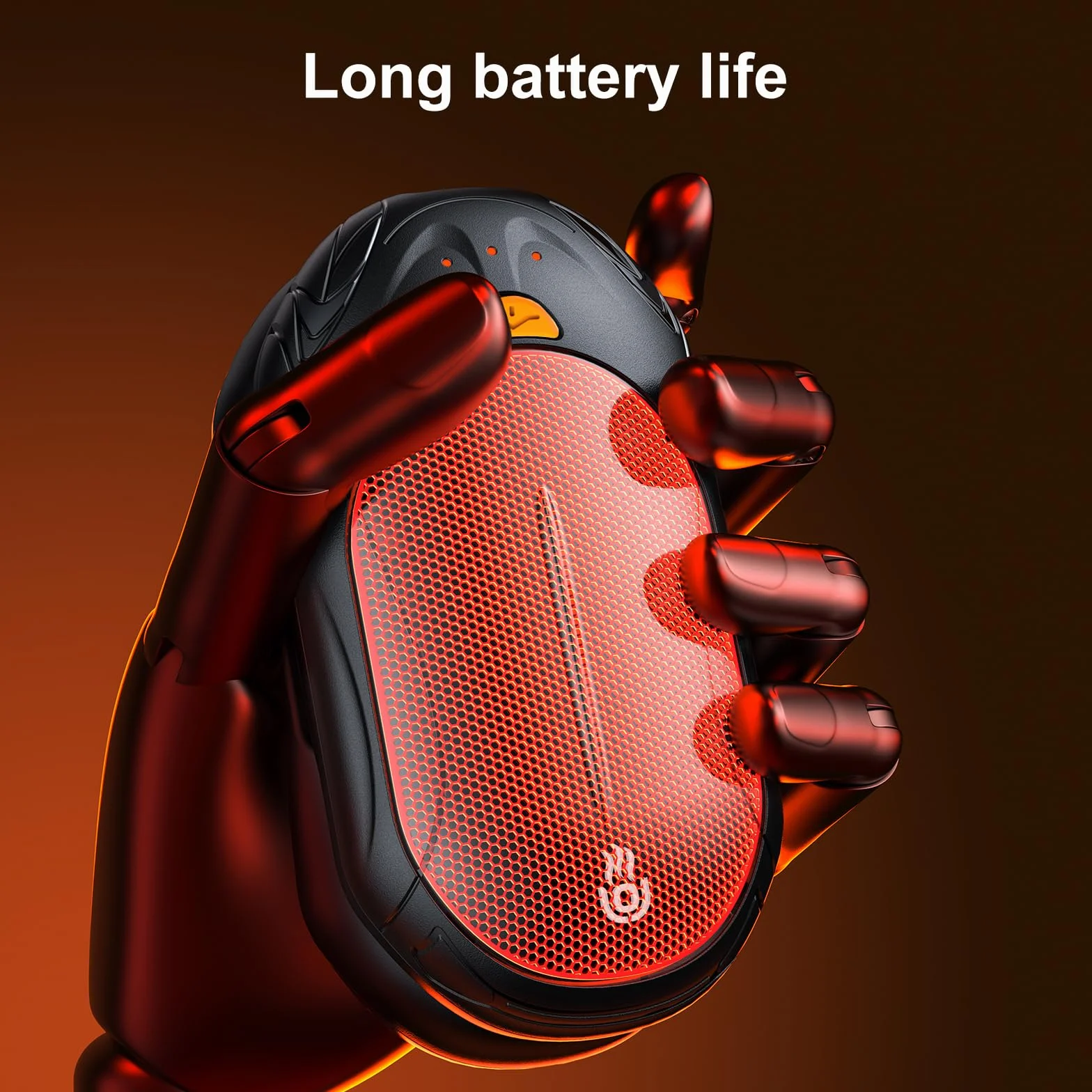Ogrzewacz do rąk, Możliwość ponownego ładowania OUTJUT, 2 sztuki 6000mAh, Przenośny ogrzewacz do kieszeni, 3 tryby ogrzewania, Szybkie nagrzewanie, Idealny ciepły prezent do uprawiania sportów na