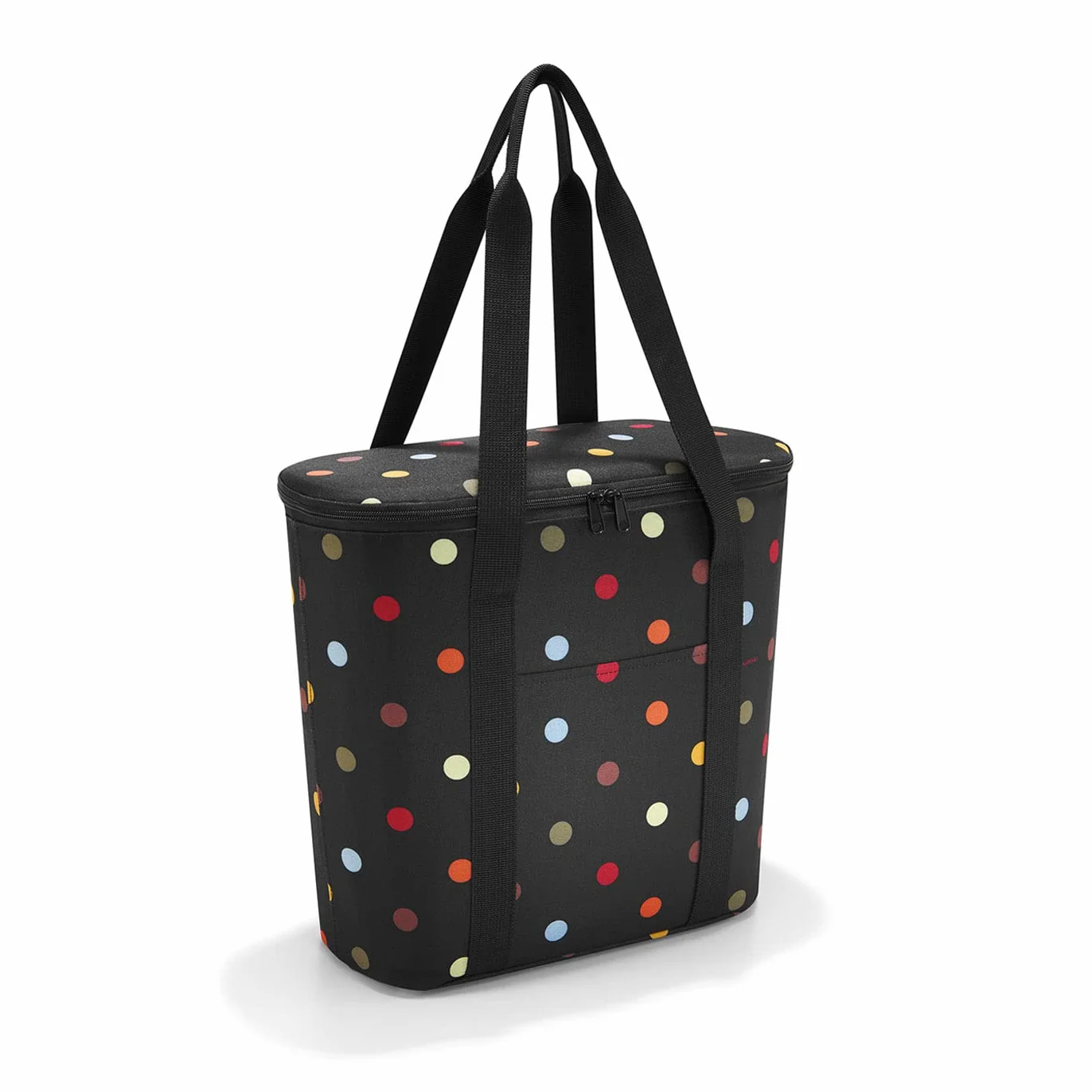 reisenthel thermoshopper Twist Ocean torba chłodząca na zakupy lub piknik z 2 paskami do noszenia, wykonana z wodoodpornego materiału, kolor: czarny