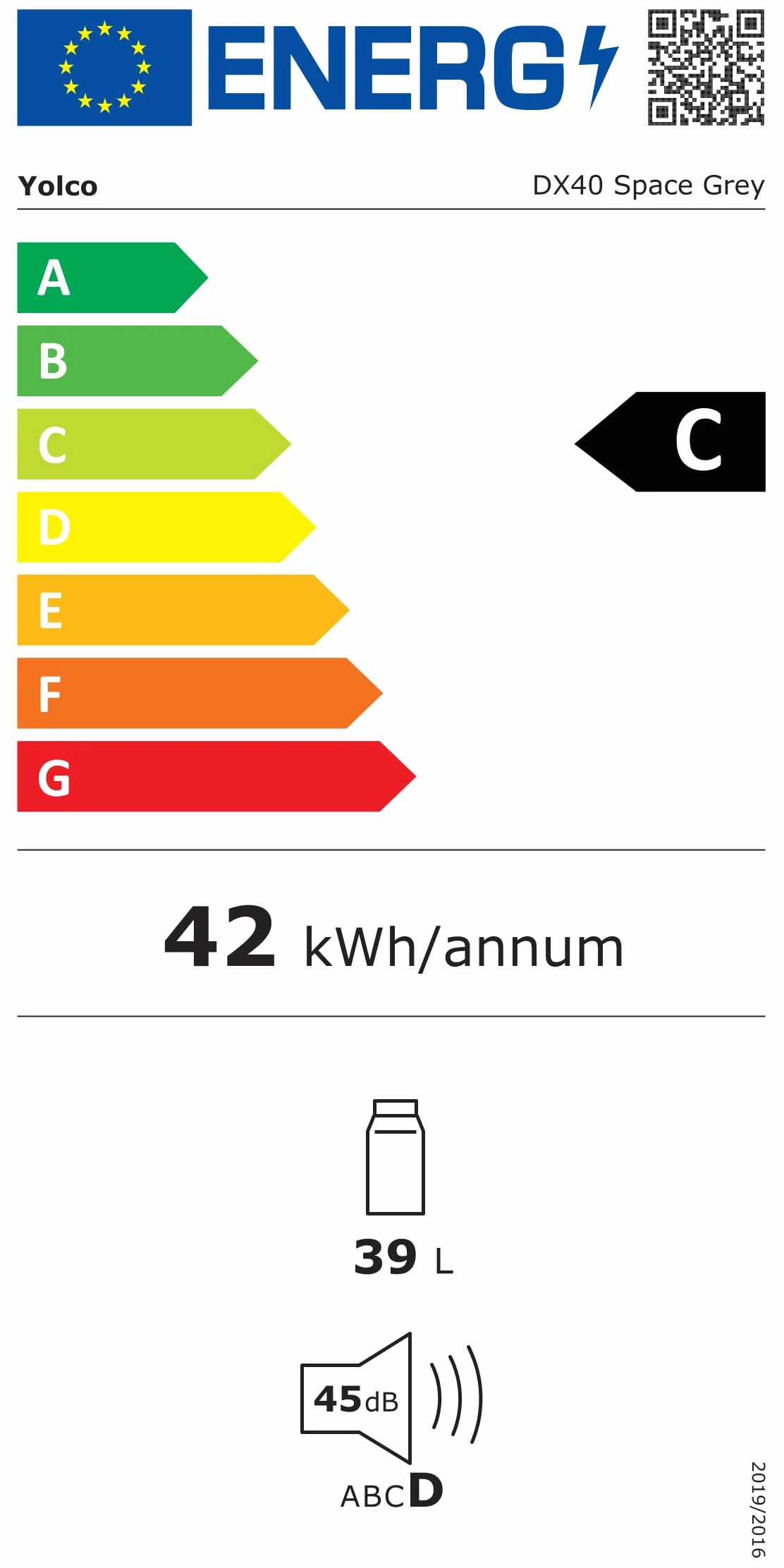 Yolco DX40 Space Grey lodówka kompresorowa 39 l – mobilna lodówka i zamrażarka, sterowanie za pomocą aplikacji, Dual-Zone, praca 12/24 V i 230 V, cicha i energooszczędna, idealna na kemping, do