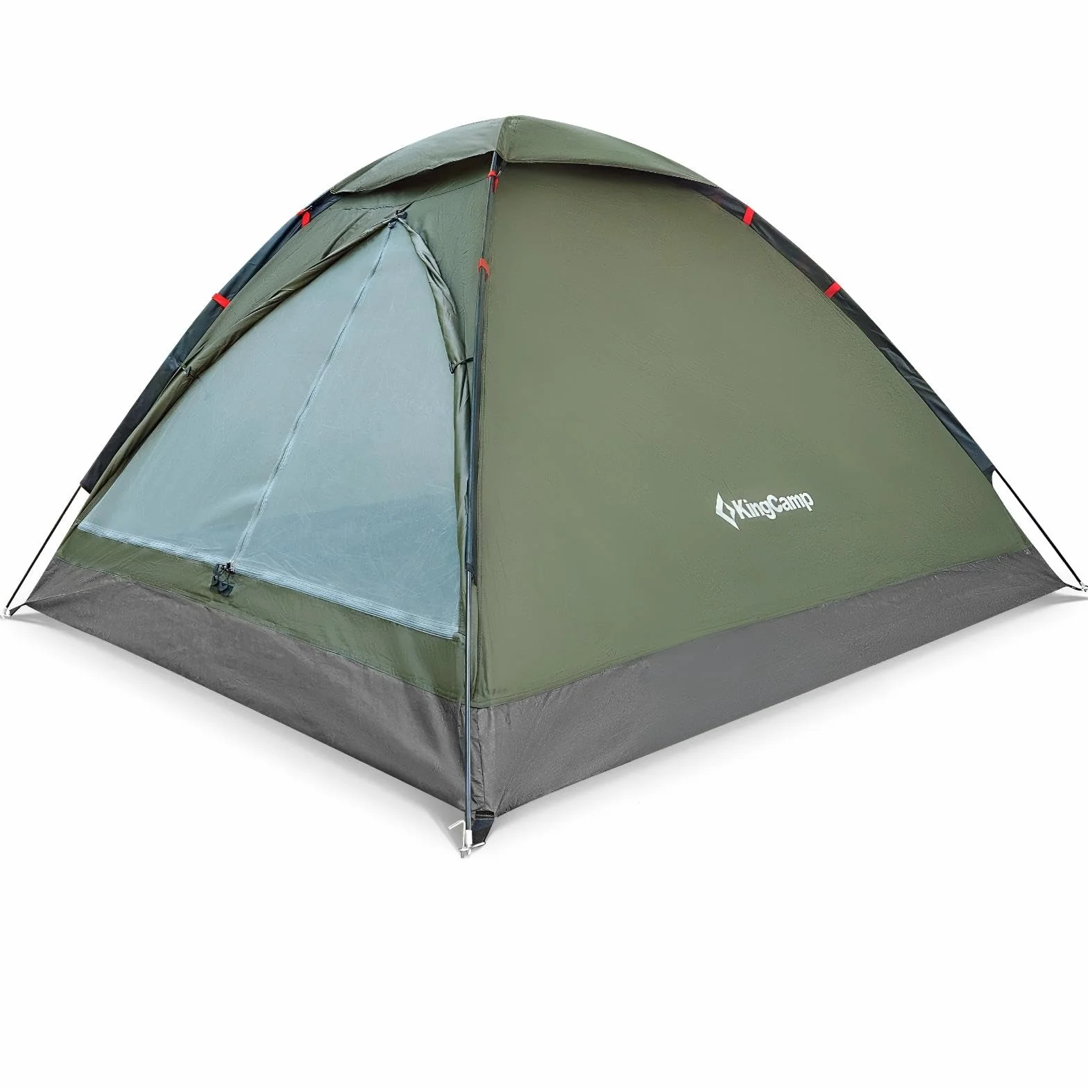 KingCamp MONDOME II namiot kempingowy dla 2 osób, ultralekki, wodoodporny namiot kopułowy, kompaktowy i przyjazny dla plecaka, idealny namiot na kemping, trekking i do aktywności na świeżym powietrzu