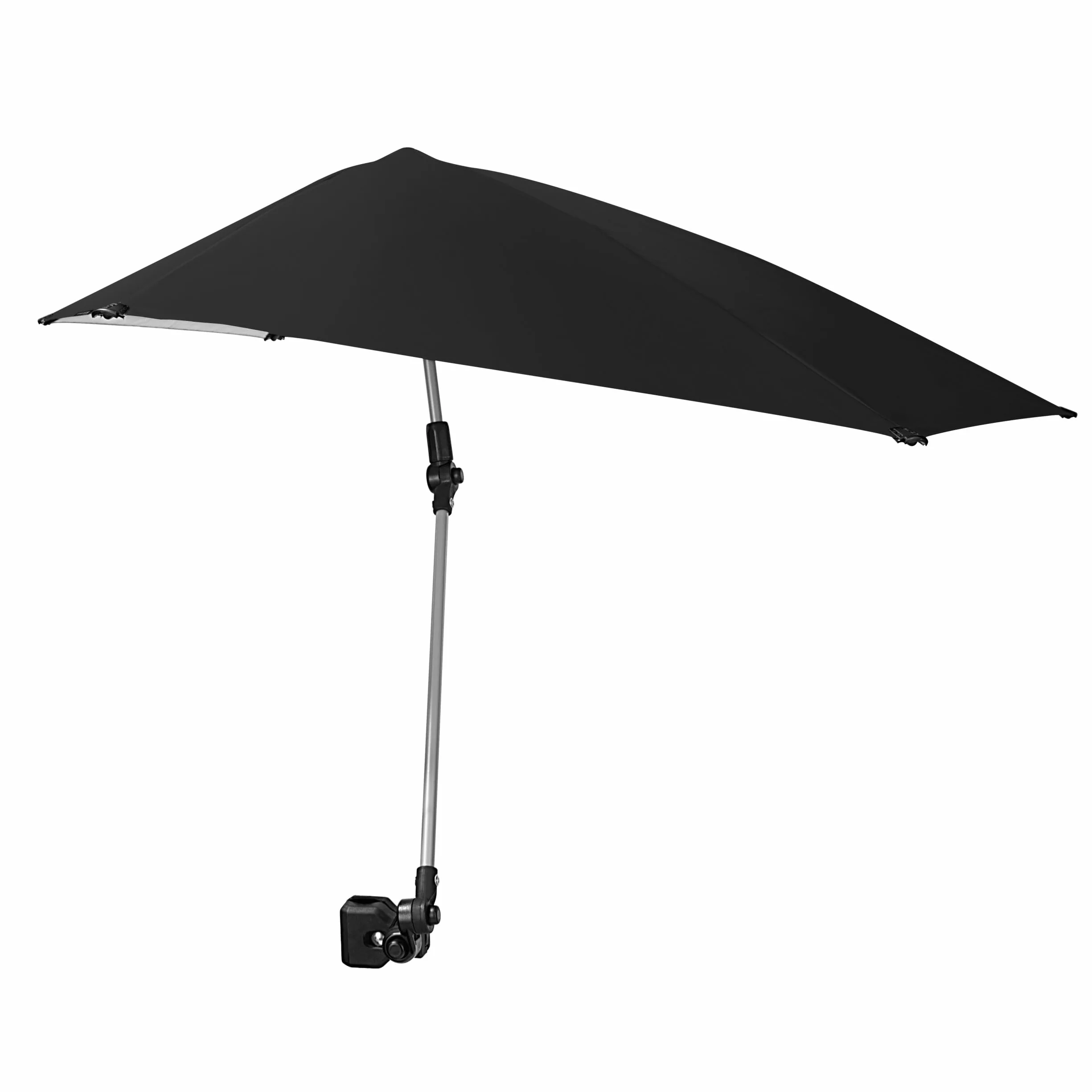 Versa-Brella Regulowany parasol przeciwsłoneczny o 360 stopni, z podszewką UPF 50+, na krzesła, lekki i łatwy w instalacji, 107 cm, na plażę, kemping, taras, do aktywności sportowych i wózków