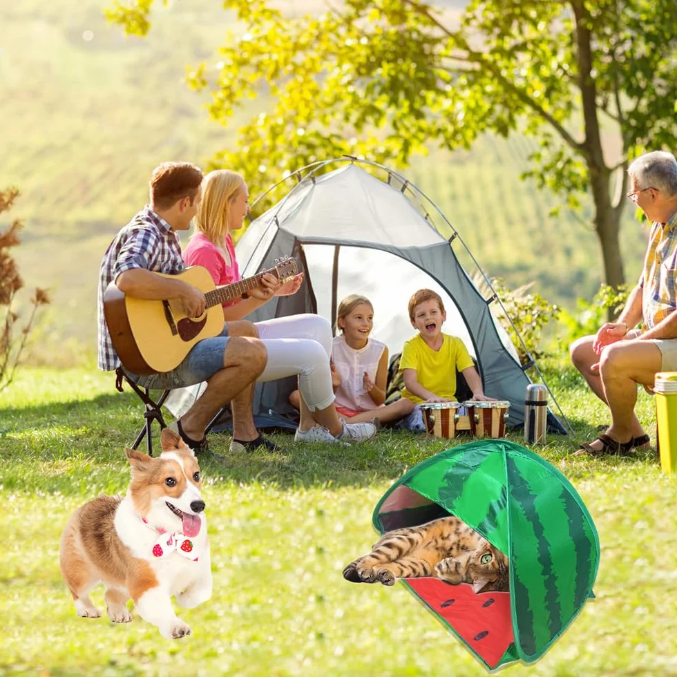 Mini namiot z zagłówkiem, namiot plażowy, Pop Up, ochrona przed słońcem, podróżny, na plażę, piknik, plaża, arbuz